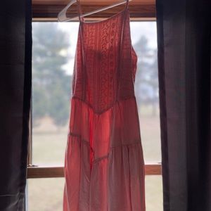 Coral WildFable Spring Dress